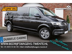 Volkswagen Transporter - T6.1 2.0 TDI 204PK DSG L2H1 HIGHLINE DUB/CAB Standkachel | Leder | LED | Trekhaak | Full O