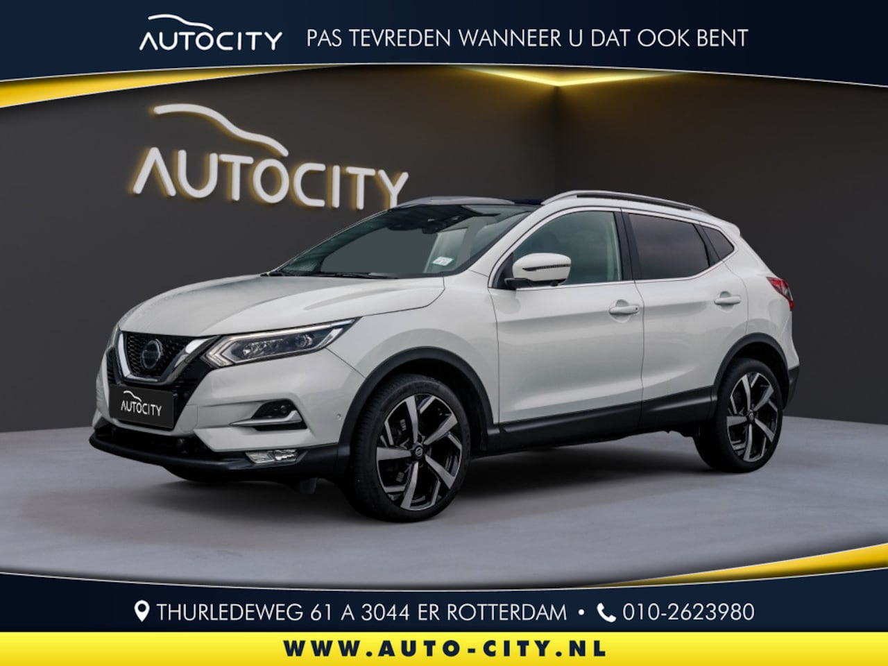 Nissan Qashqai - 1.2 Dig-T Xtronic Tekna Pano l 360 l Elektrische stoelen - AutoWereld.nl