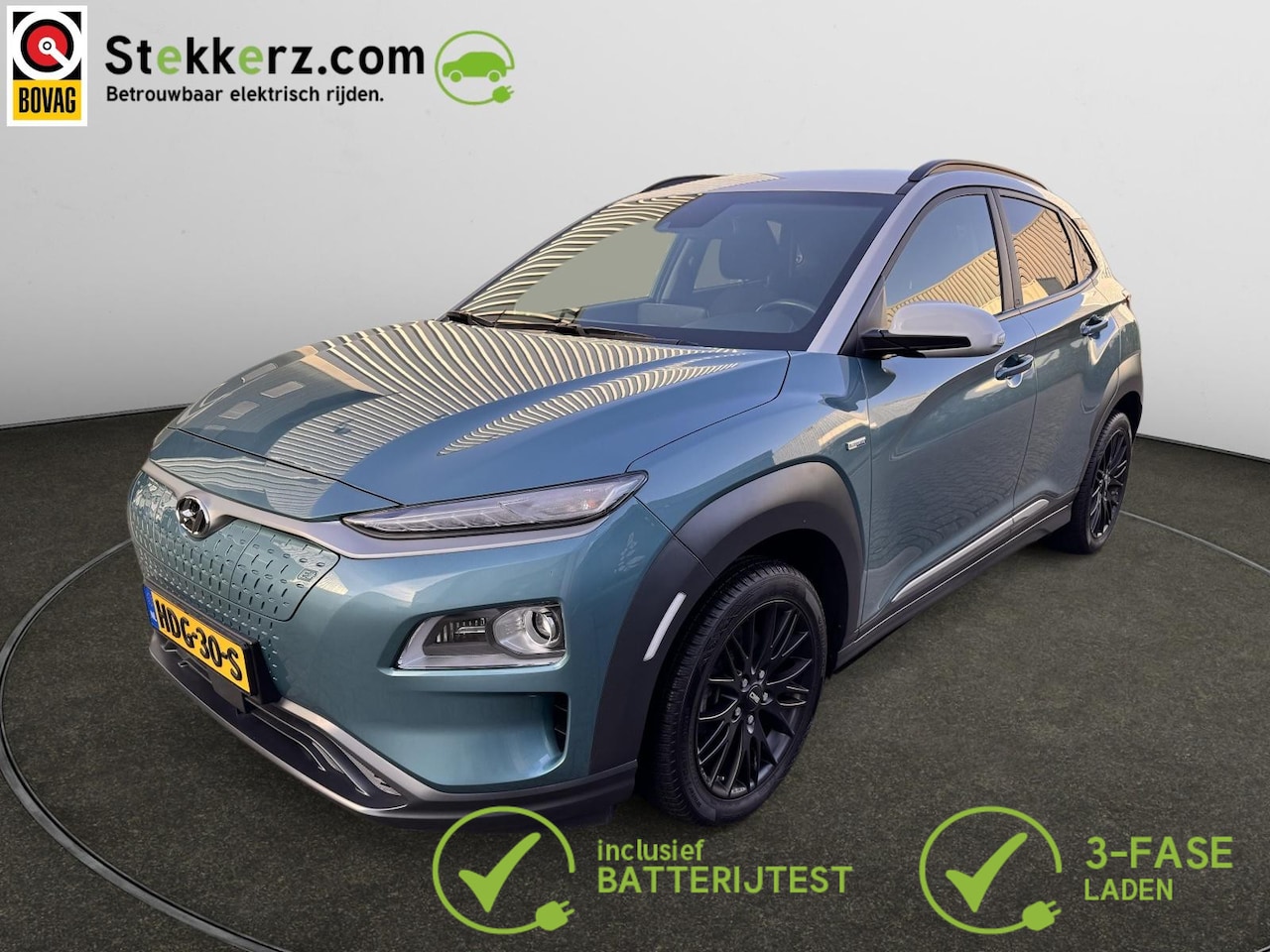 Hyundai Kona Electric - EV Comfort Smart 64 kWh SOH 99,8%,Stoelverwarming, Warmtepomp - AutoWereld.nl