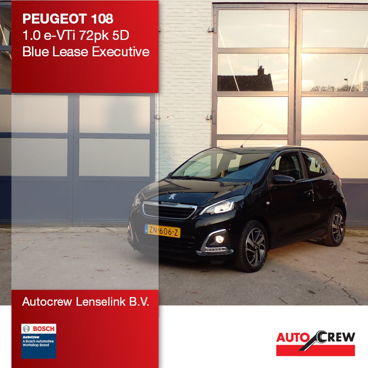 Peugeot 108 - 1.0 e-VTi 72pk 5D Blue Lease Executive | Origineel NL | - AutoWereld.nl