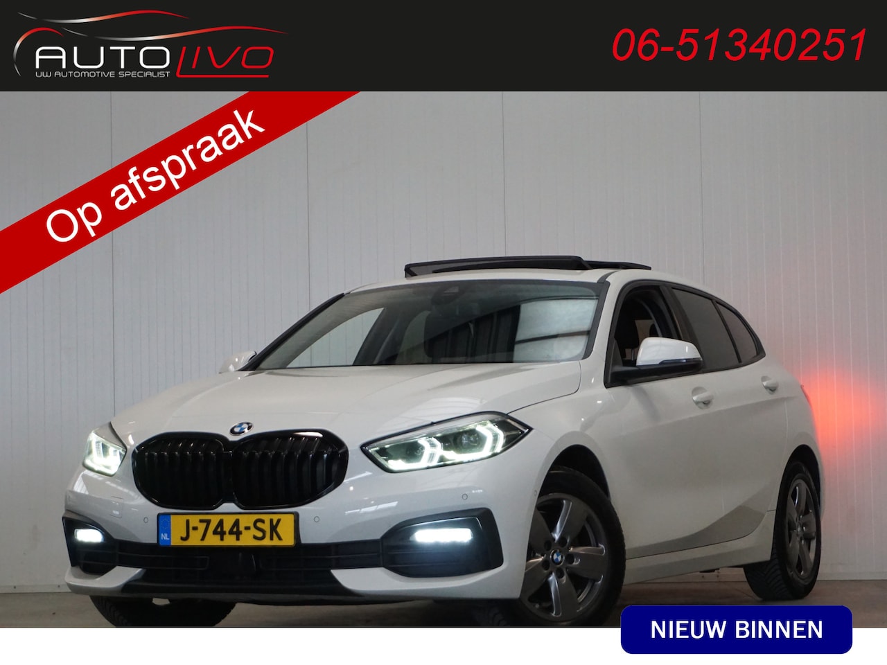 BMW 1-serie - 116d Executive Edition AUTOMAAT! PANO XENON NAVI APPLE CAMERA etc. - AutoWereld.nl