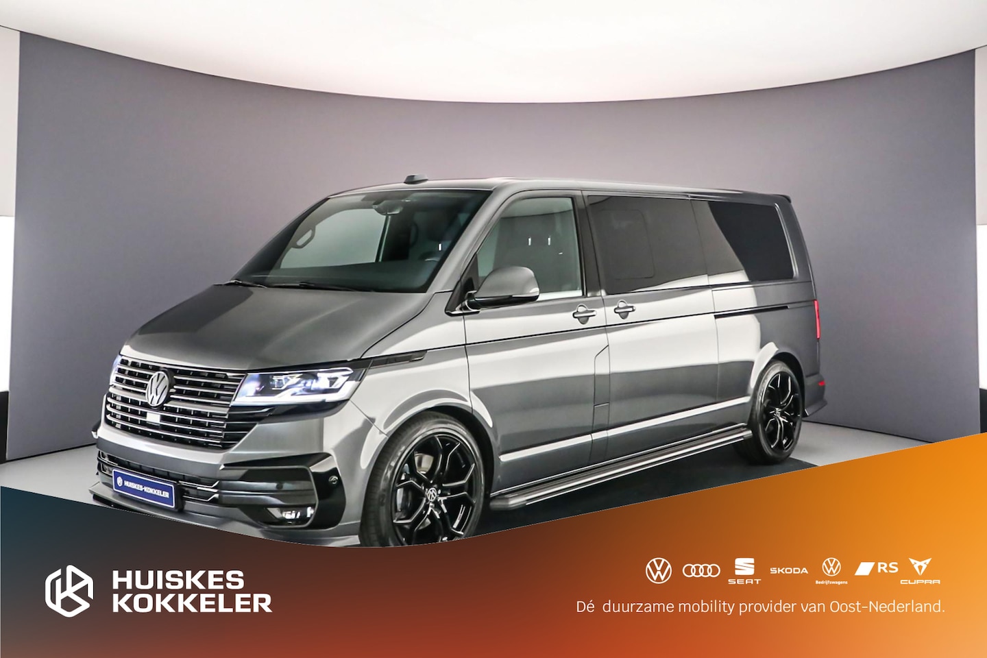 Volkswagen Transporter Caravelle - Dubbelcabine T6.1 2.0 TDI 204PK DSG L2H1 | ABT Uitgevoerd | LED Koplampen | 2x schuifdeur - AutoWereld.nl