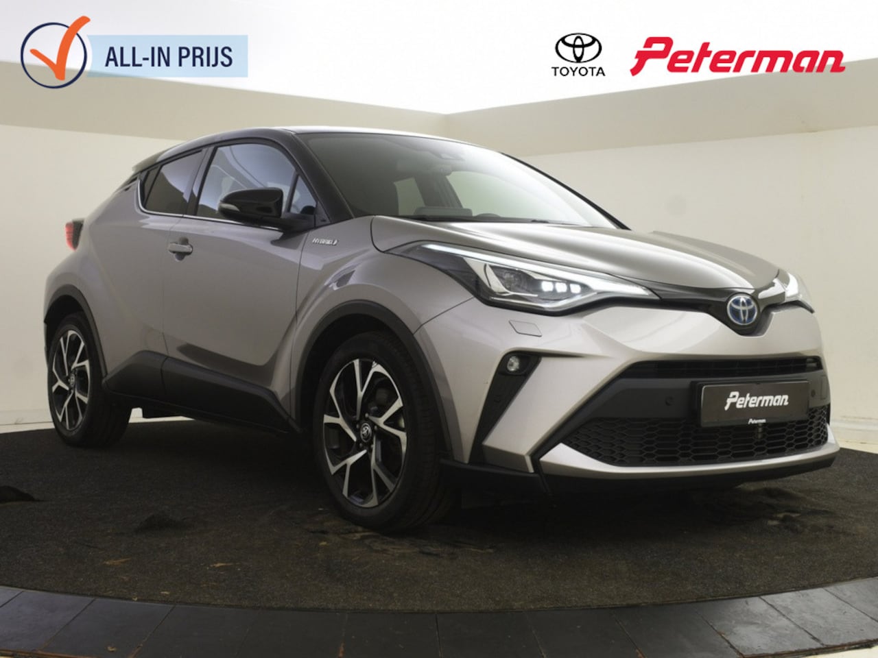 Toyota C-HR - 1.8 Hybrid Bi Tone | Stuur en Stoelverwarming | BLS | Parkeersen - AutoWereld.nl