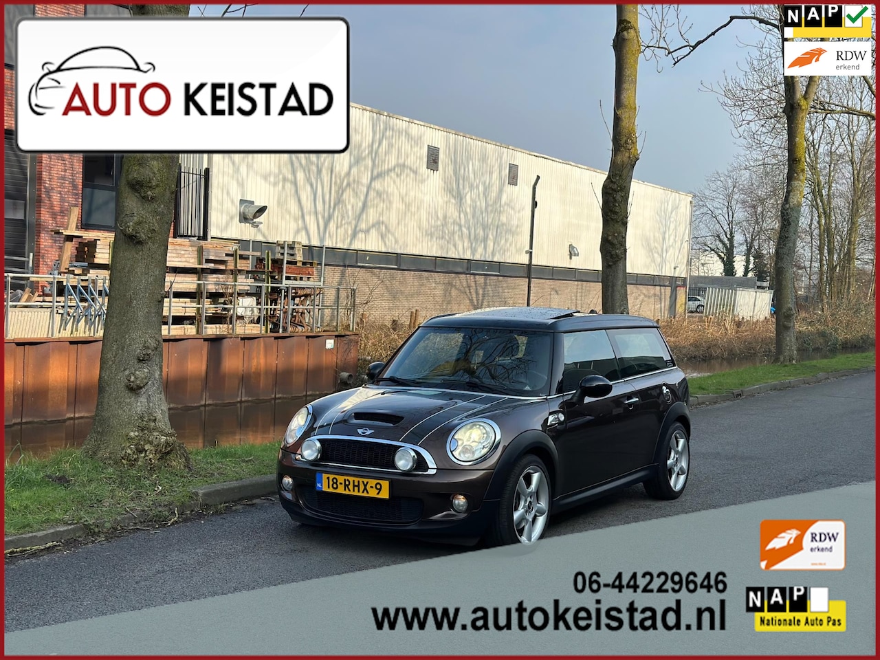 MINI Clubman - Mini 1.6 CLUBMAN S AUTOMAAT 174PK XENON/LEDER/NAVIGATIE! SUPER STAAT! - AutoWereld.nl