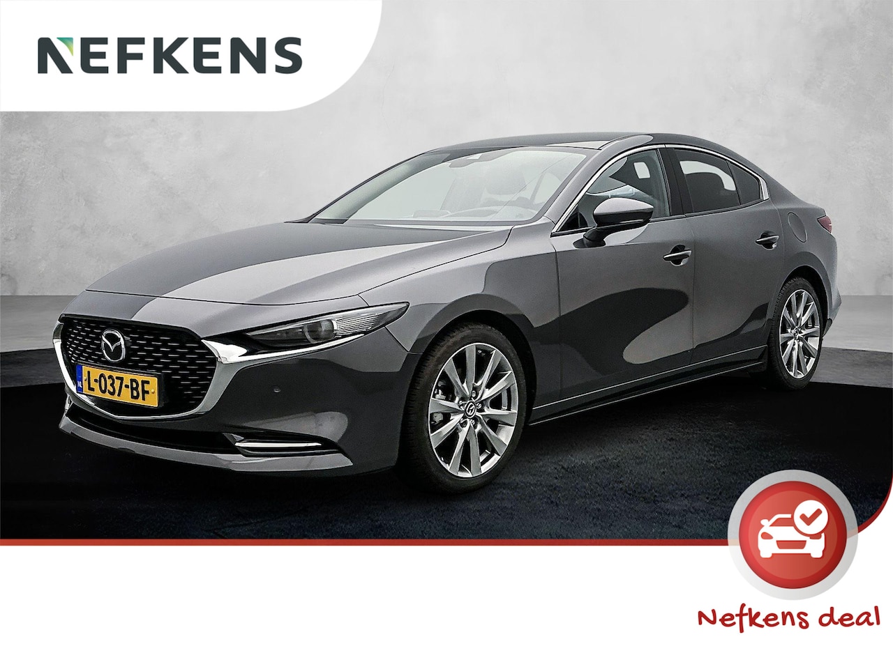 Mazda 3 - Luxury Hybrid 180 pk | Navigatie | Achteruitrijcamera | Parkeersensoren Voor en Achter | V - AutoWereld.nl