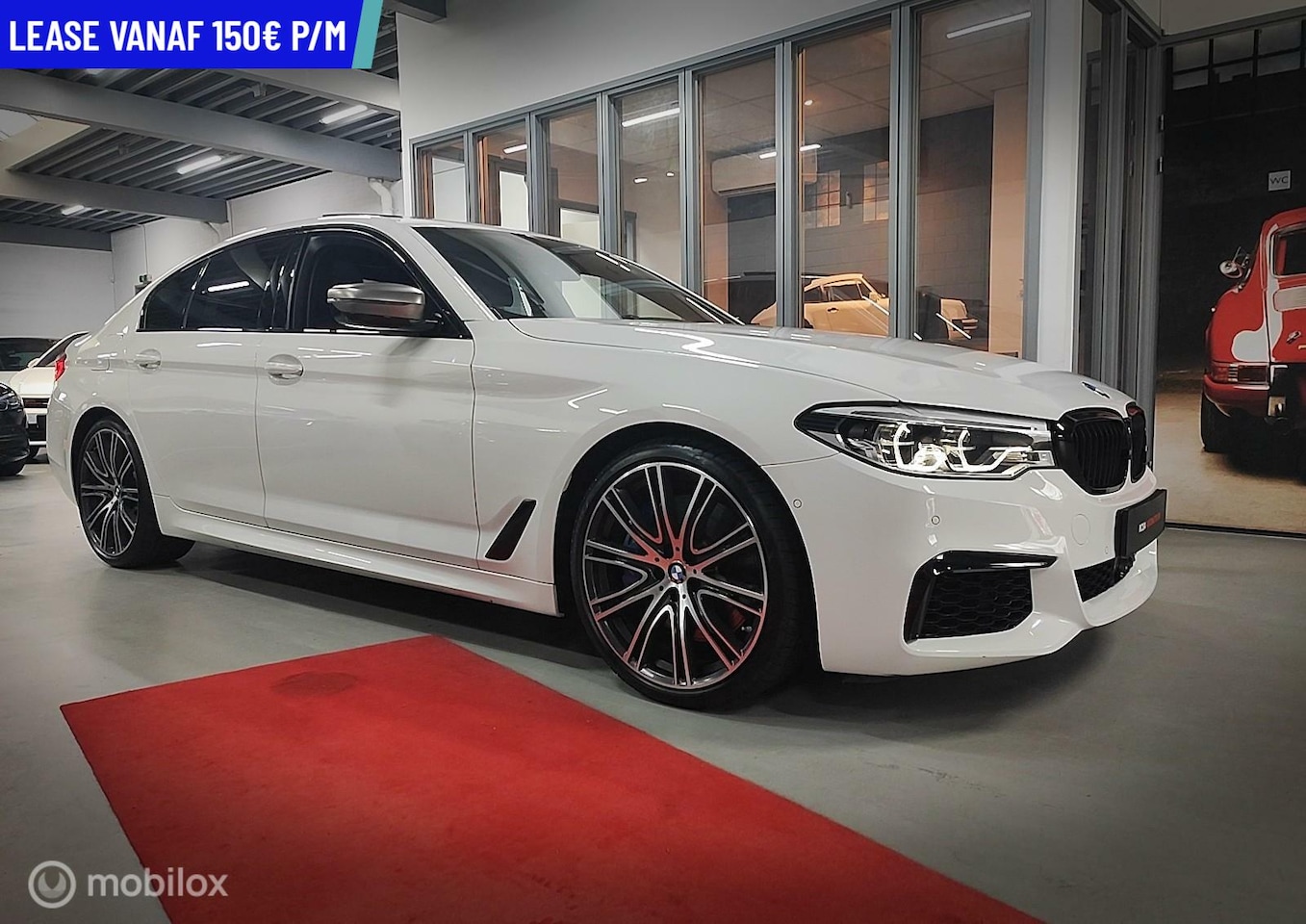 BMW 5-serie - M550i xDrive High. Exec. Open dak HEADUP ELEK STOELEN 360 CAMERA STOELKOELING DODEHOEK hea - AutoWereld.nl