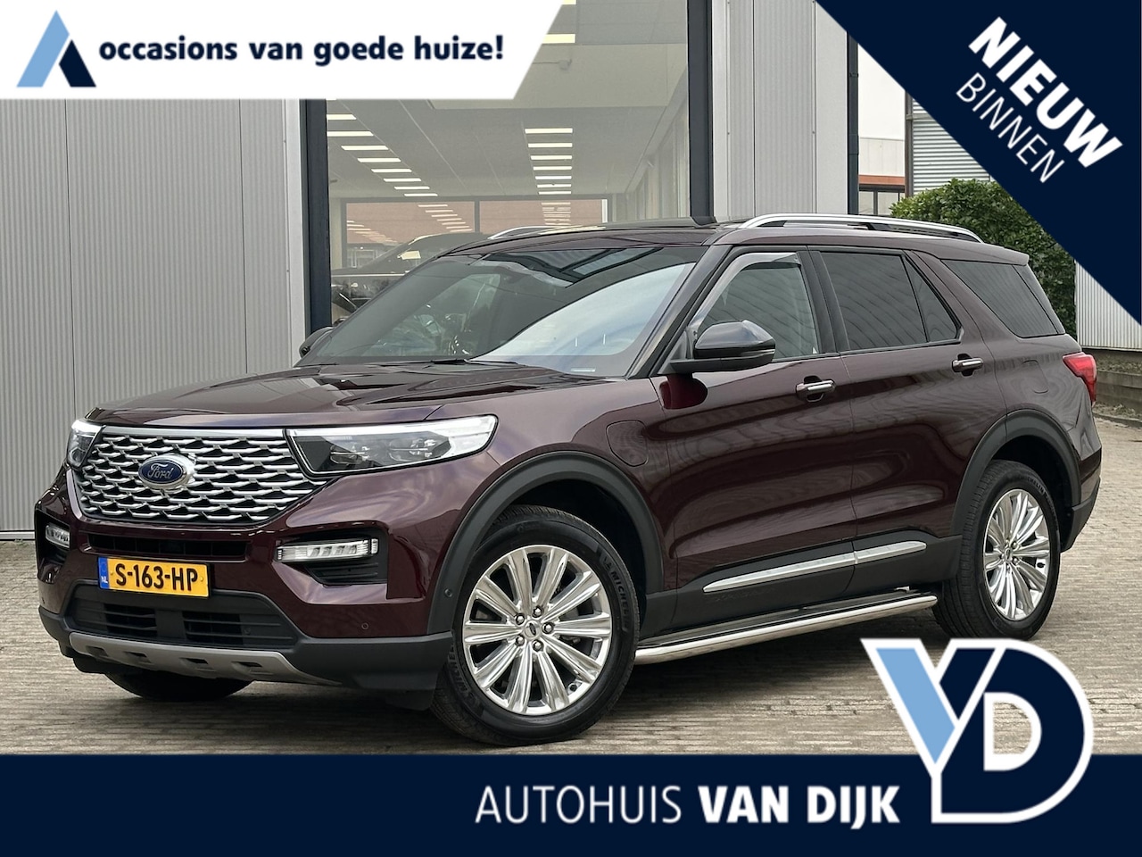 Ford Explorer - 3.0 V6 EcoBoost PHEV ST-Line 7-pers. | Pano-Dak/B&O/20"/Leder/3D-camera - AutoWereld.nl