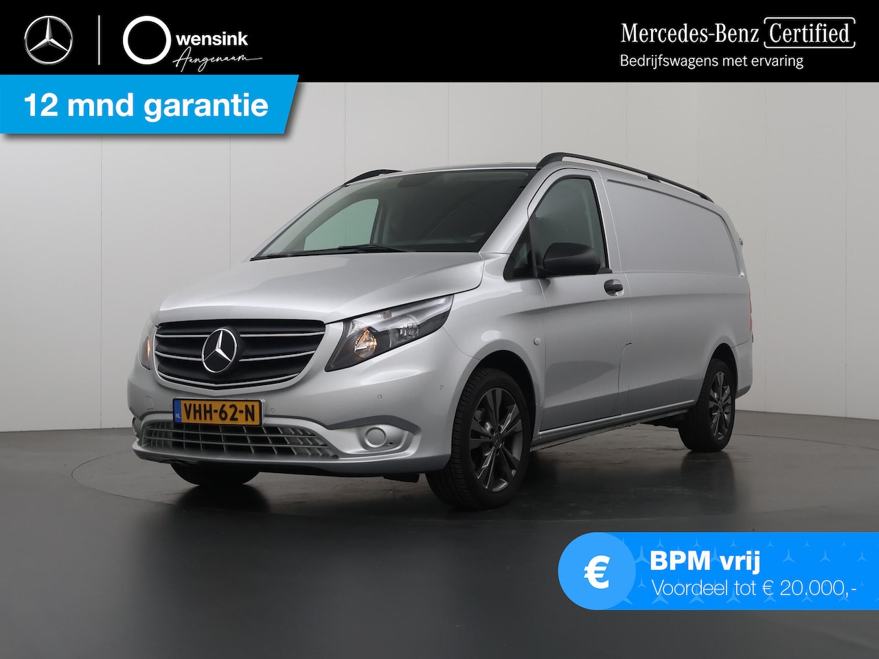 Mercedes-Benz Vito - 114 CDI Aut. | L2 Lang | Climate Control | LM velgen | Achterdeuren | 2-zits | Parkeercame - AutoWereld.nl