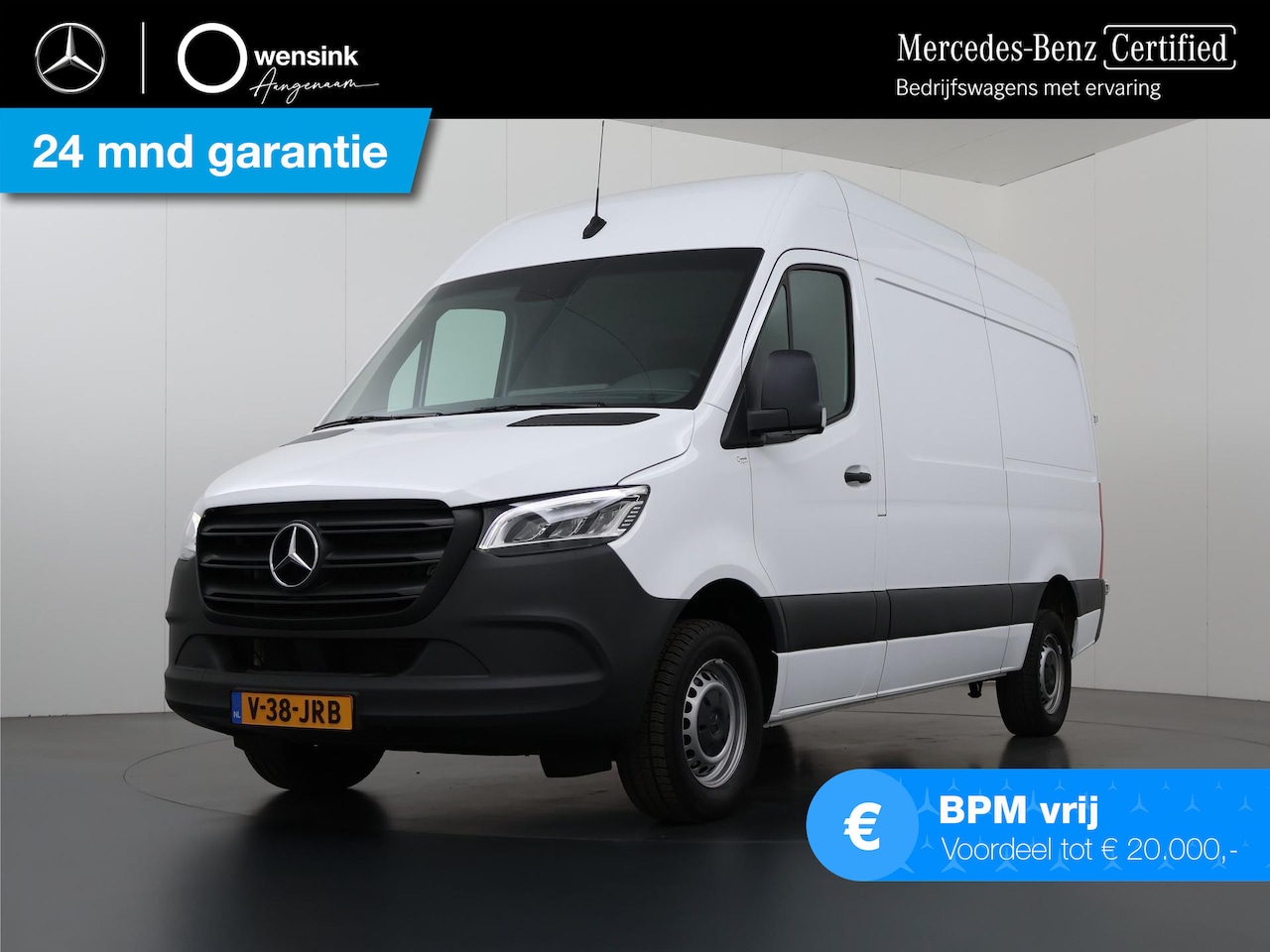 Mercedes-Benz Sprinter - 319 CDI L2 H2 | Aut. | Airco | Parkeercamera | LED koplampen | Stoelverwarming | Certified - AutoWereld.nl