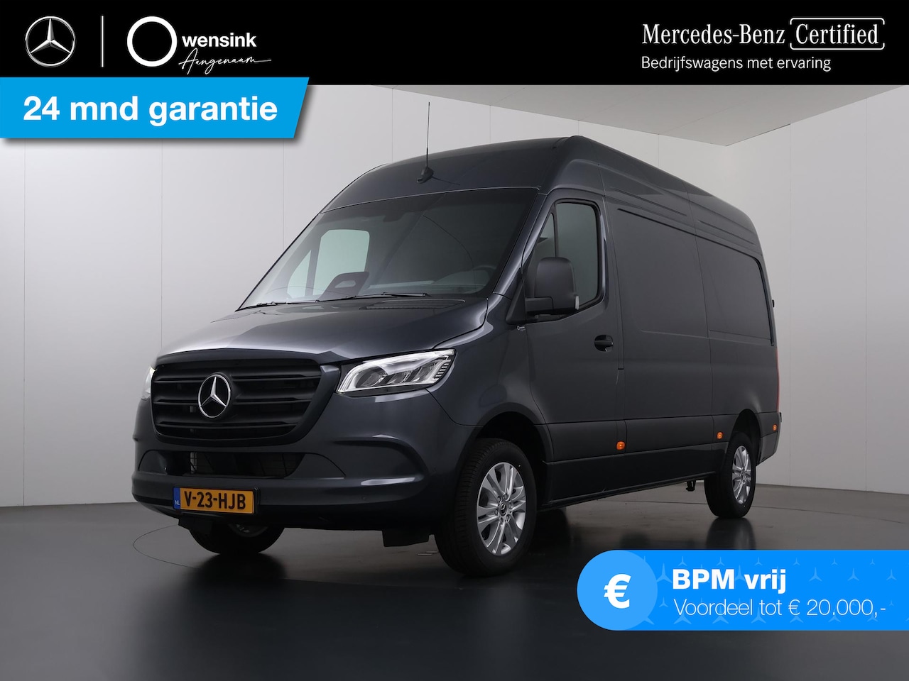 Mercedes-Benz Sprinter - 317 CDI L2 H2 | Aut. | MBUX | Parkeercamera | LM Velgen | 3-zits | Spiegelpakket | NIEUW | - AutoWereld.nl