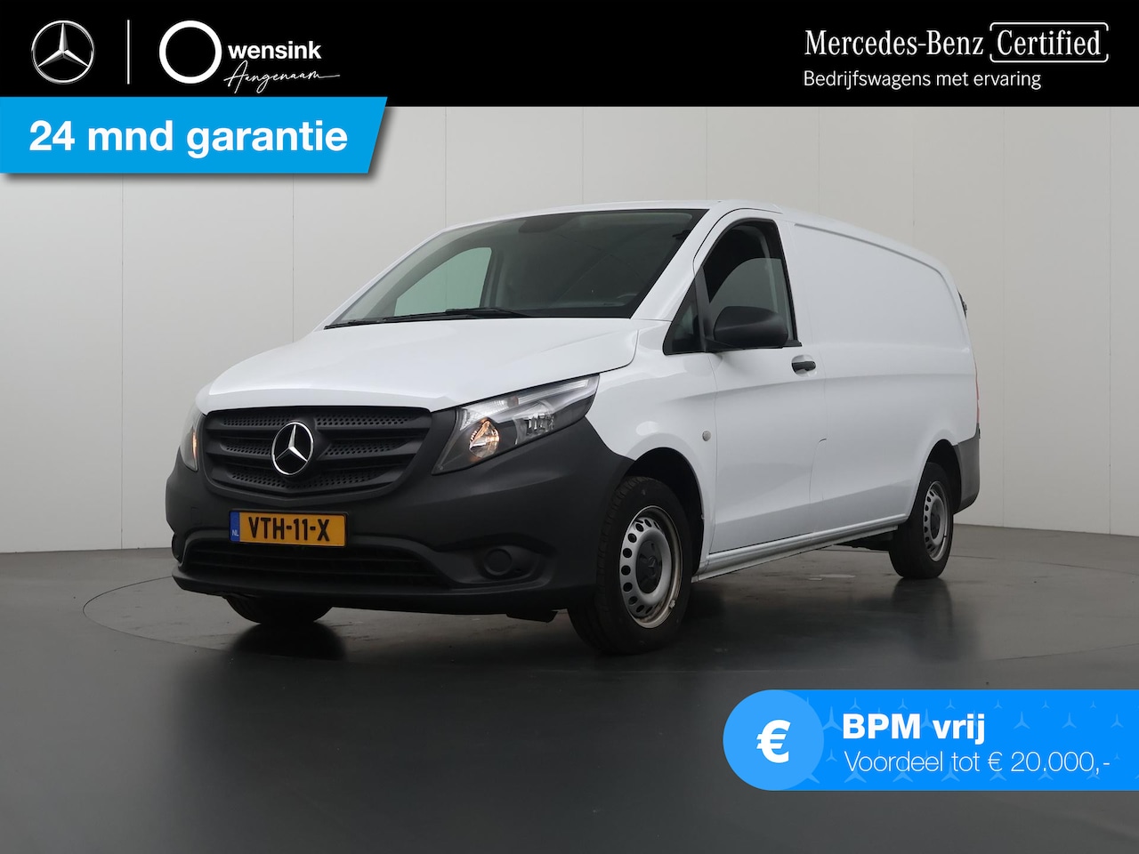 Mercedes-Benz Vito - 110 CDI Lang L2 | Comfortstoelen met Kunstleder | Airconditioning | Houten laadvloer en be - AutoWereld.nl