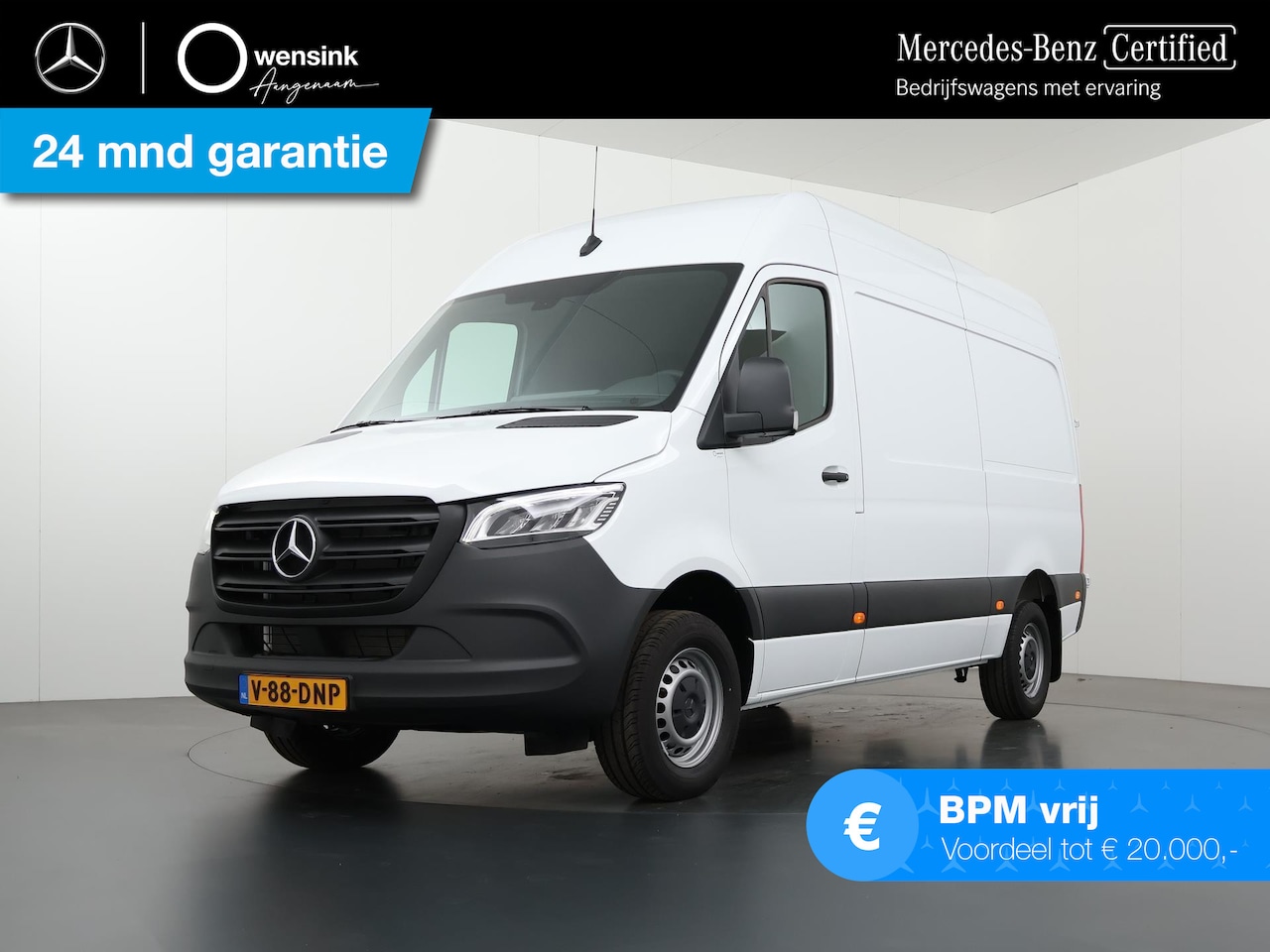 Mercedes-Benz Sprinter - 317 CDI L2 H2 | Aut. | Keyless go | Parkeercamera | Climate Control | Bluetooth | Certifie - AutoWereld.nl