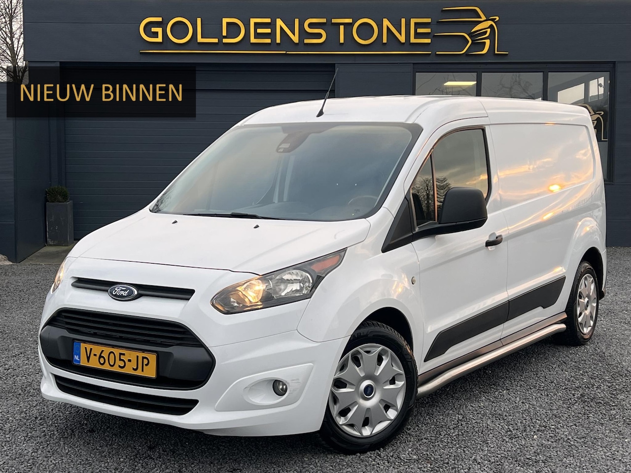 Ford Transit Connect - 1.5 TDCI L2 Trend HP 1e Eigenaar,Airco,Cruise,Pdc,Zijschuifdeur,Sidebars,Dealer Onderhoude - AutoWereld.nl