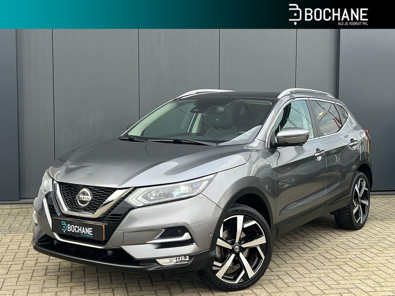 Nissan Qashqai - 1.3 DIG-T Tekna | Trekhaak| Panoramadak | 360º Camera | Voorruit- & Stoelverwarming | Dode - AutoWereld.nl