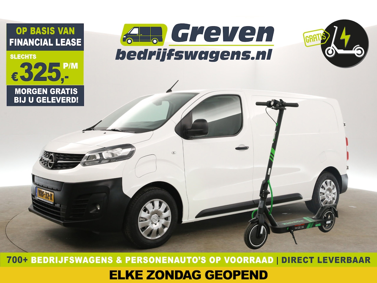 Opel Vivaro-e - L2H1 Edition | 75 kWh! | GRATIS E-Step! | Elektrisch 360Camera Airco Carplay Cruise Navi 3 - AutoWereld.nl