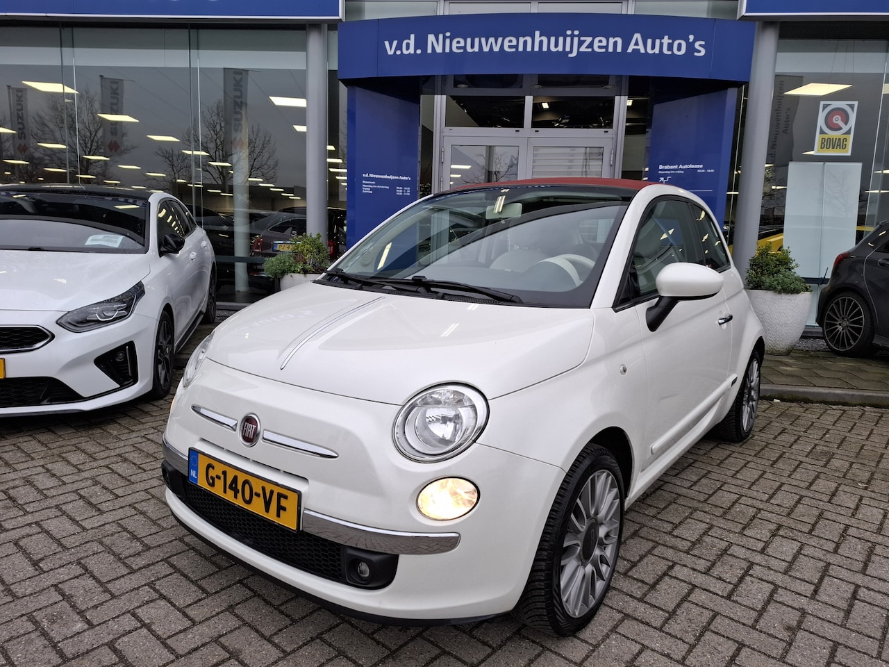 Fiat 500 C - 1.2 Lounge | Climate control | 15* Lichtmetaal | Parkeer sensoren achter | - AutoWereld.nl