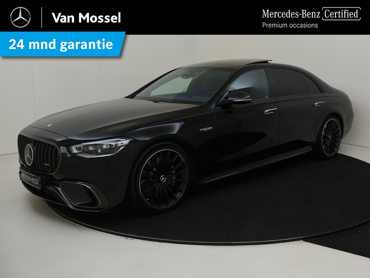 Mercedes-Benz S-klasse - AMG 63 S E Performance /Panoramadak /Rijassistentiepakket /Achterasbesturing /Massage stoe - AutoWereld.nl