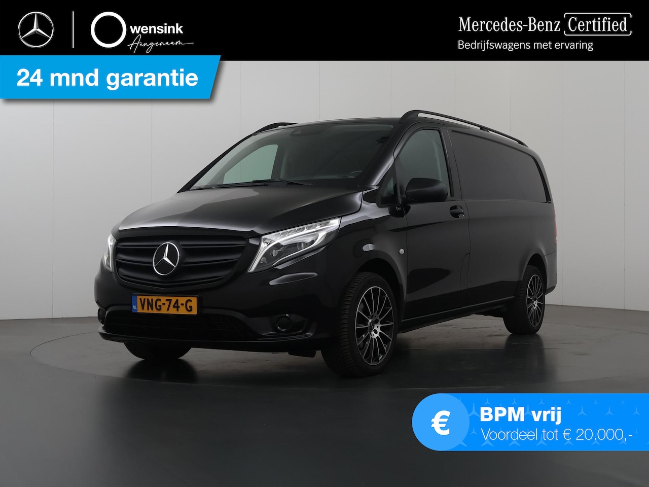 Mercedes-Benz Vito - 114 CDI Aut. | Lang L2 | Climate Control | LM Velgen | Trekhaak | 3-zits | Navigatie | LED - AutoWereld.nl