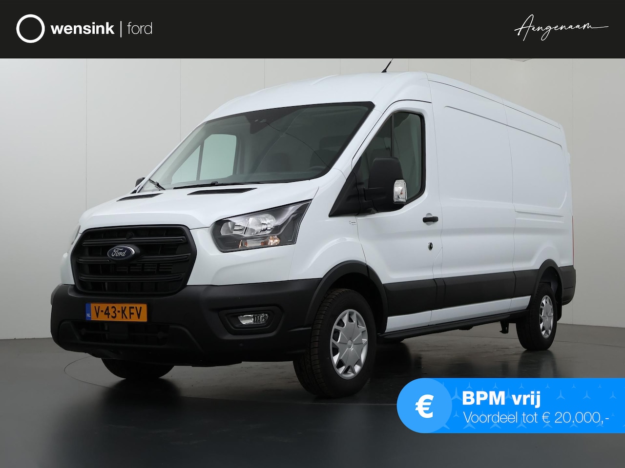 Ford Transit - 350 2.0 TDCI L3 H2 Trend | Aut. | RWD | 3500KG AHW | Trekhaak | Achteruitrijcamera | Airco - AutoWereld.nl