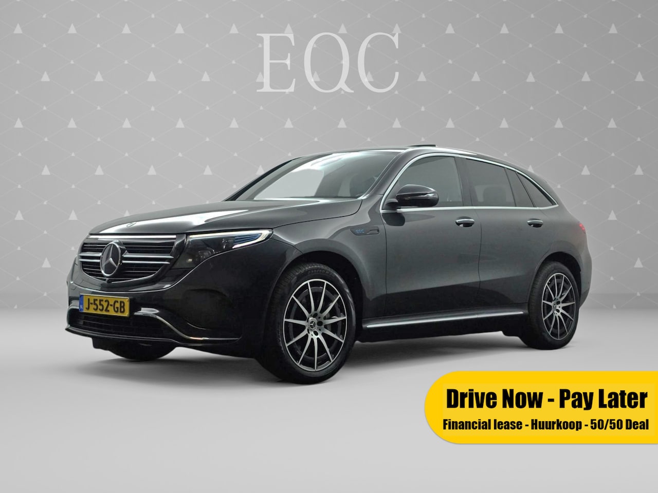 Mercedes-Benz EQC - 400 4MATIC Business Solution AMG 80 kWh I Leer I schuifdak I Memory seats I Distronic I Bu - AutoWereld.nl