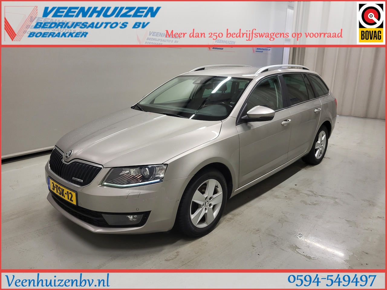 Skoda Octavia Combi - 1.6 TDI Greenline Businessline 1.6TDI 111pk Greenline Businessline - AutoWereld.nl