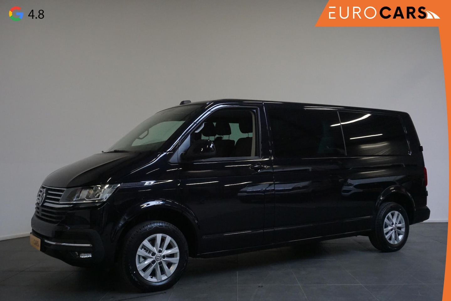 Volkswagen Transporter - 2.0TDI L2H1 150PK Automaat Highline Dubbele Cabine Airco Bluetooth App Connect Camera Crui - AutoWereld.nl