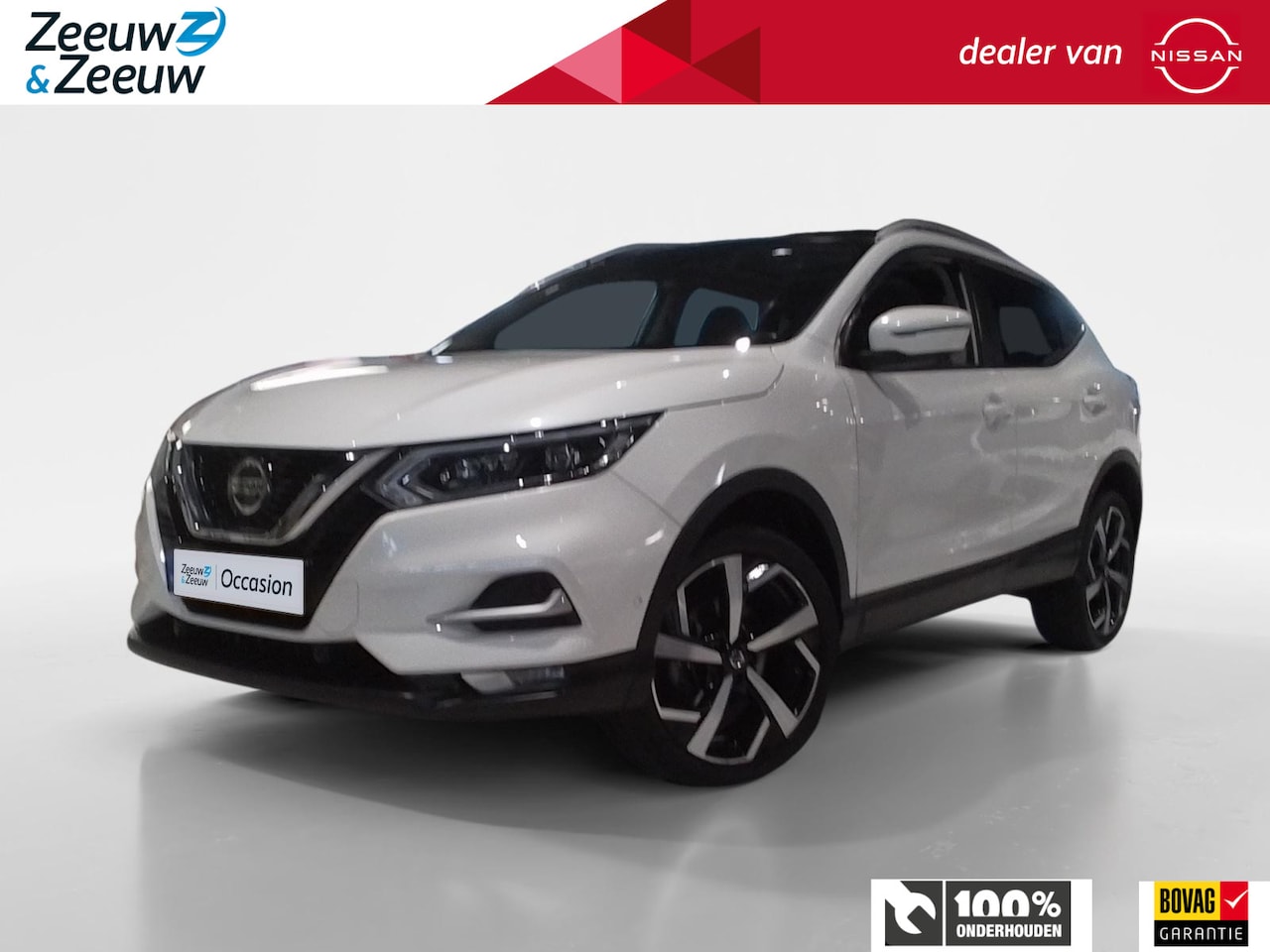 Nissan Qashqai - 1.3 DIG-T Tekna | Bi-led verlichting | 19 inch lichtmetalen wielen | Camera rondom zicht | - AutoWereld.nl