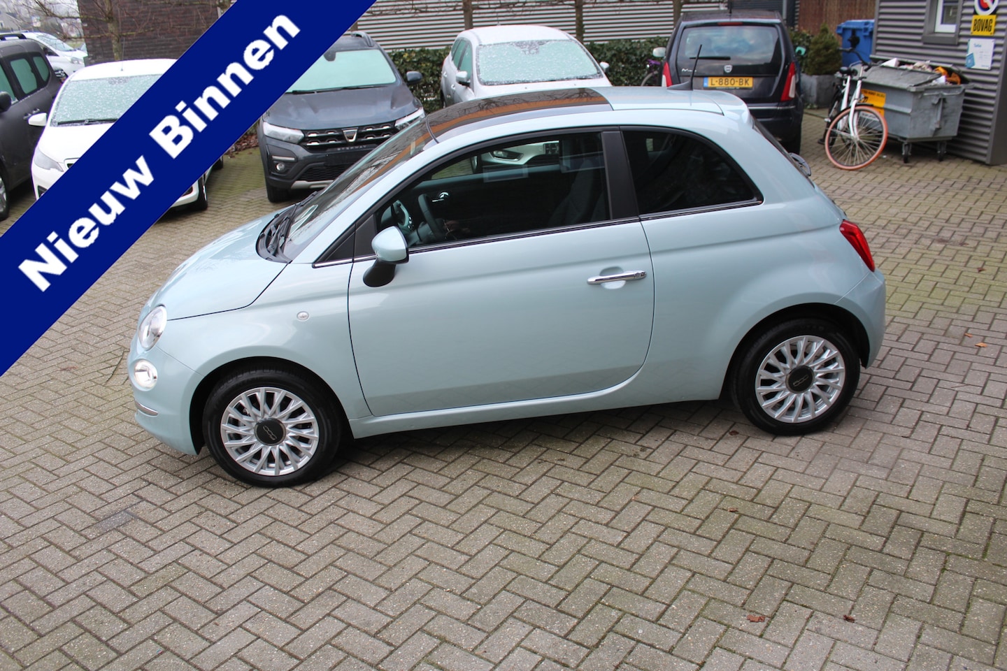 Fiat 500 - 1.0 Hybrid Pano-Clima-Cruise-Carplay-Afn. Trekhaak 15.000 KM - AutoWereld.nl