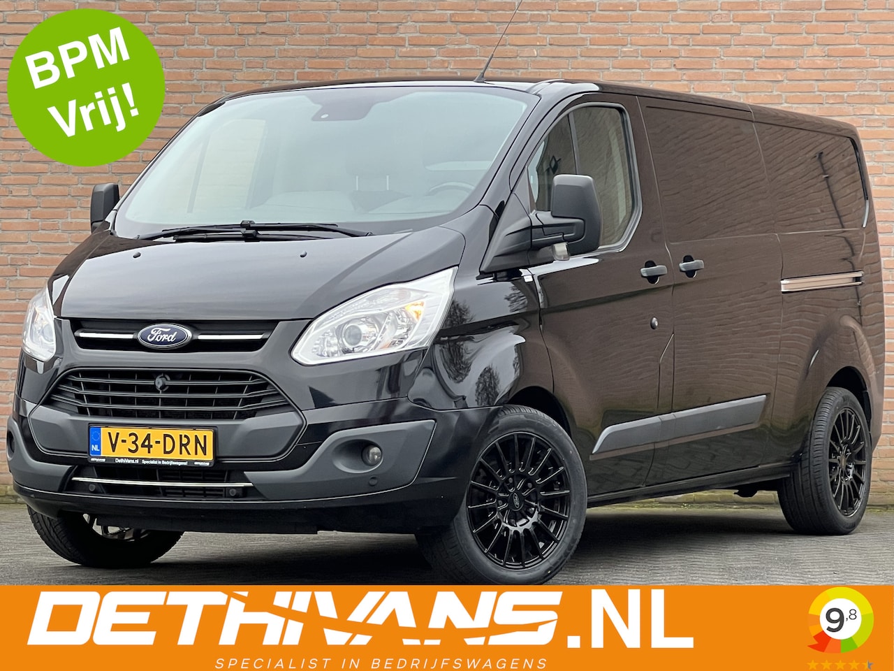 Ford Transit Custom - 2.0TDCI 130PK Lang Automaat / Euro6 / 2x Schuifdeur / Cruisecontrol - AutoWereld.nl