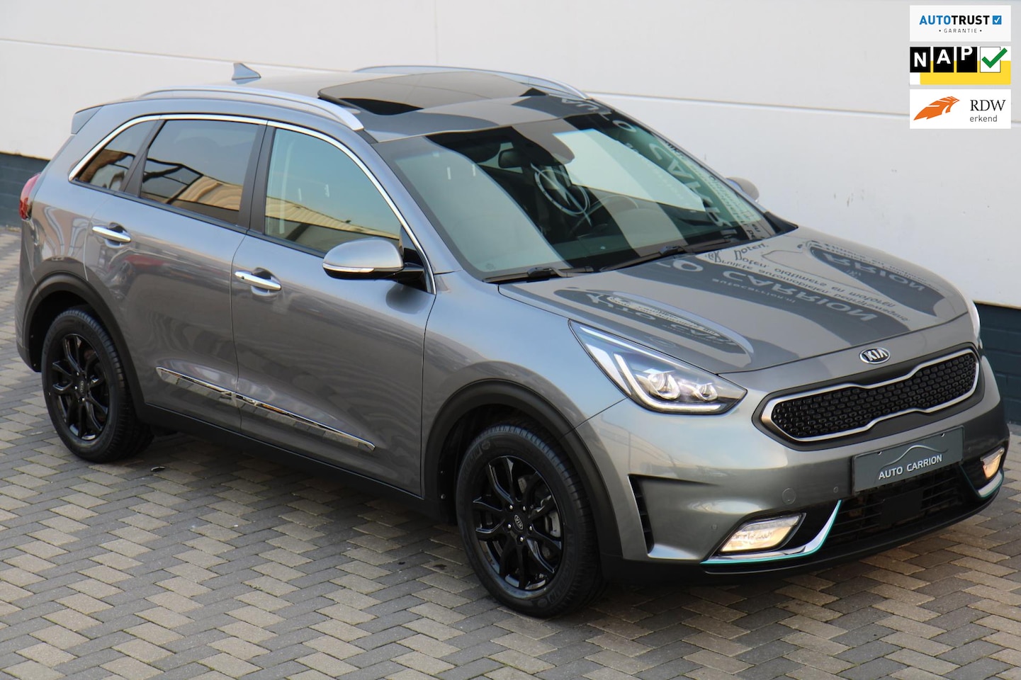 Kia Niro - 1.6 GDi Hybrid Leder Carplay Schuifdak Stoelkoeling - AutoWereld.nl