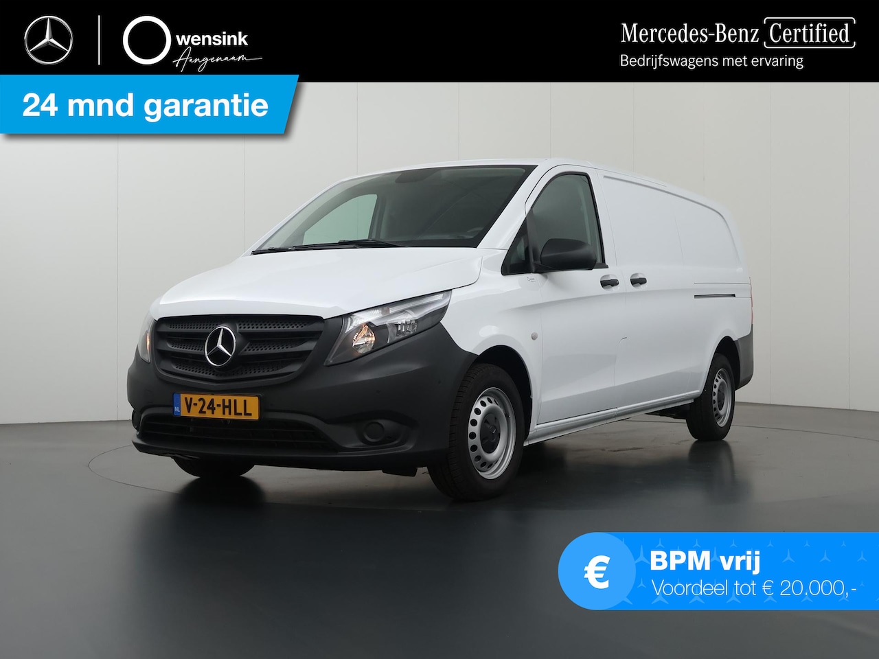 Mercedes-Benz Vito - 116 CDI XL L3 | Aut. | Dubbele Schuifdeur | Navigatie | Airco | Cruise control | Parkeerca - AutoWereld.nl