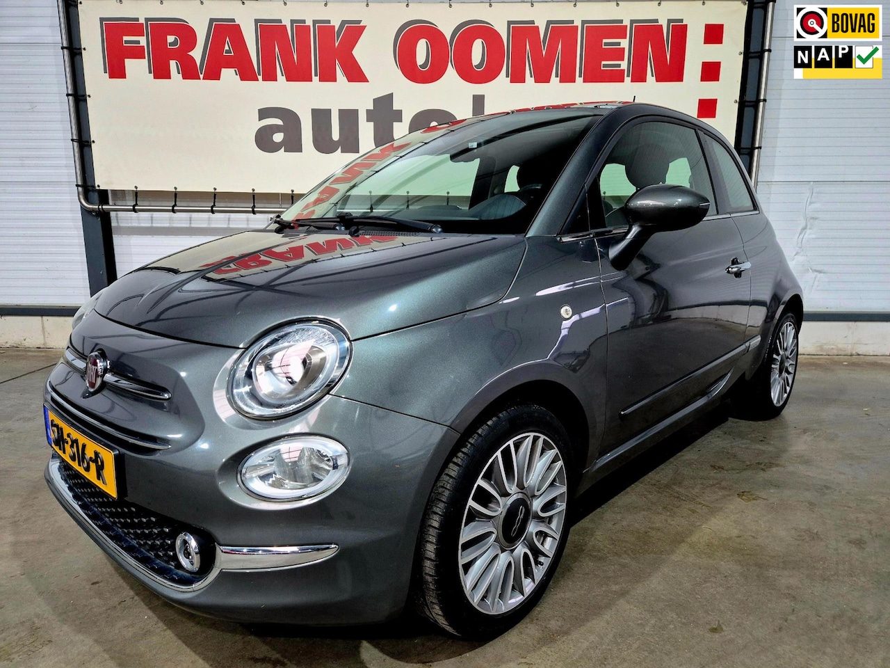 Fiat 500 - 1.2 69PK Lounge + NAP|OH historie|Panorama|Navi|Cruise|Climate control|DAB|Bluetooth|PDC|1 - AutoWereld.nl