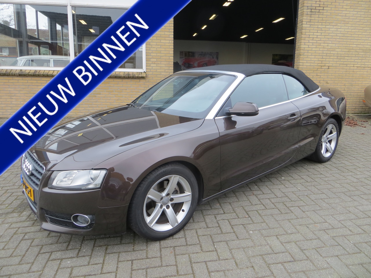 Audi A5 Cabriolet - 2.0 TFSI Pro Line-NAVI-LEER-NEDERL.-NAP-NETJES!! - AutoWereld.nl