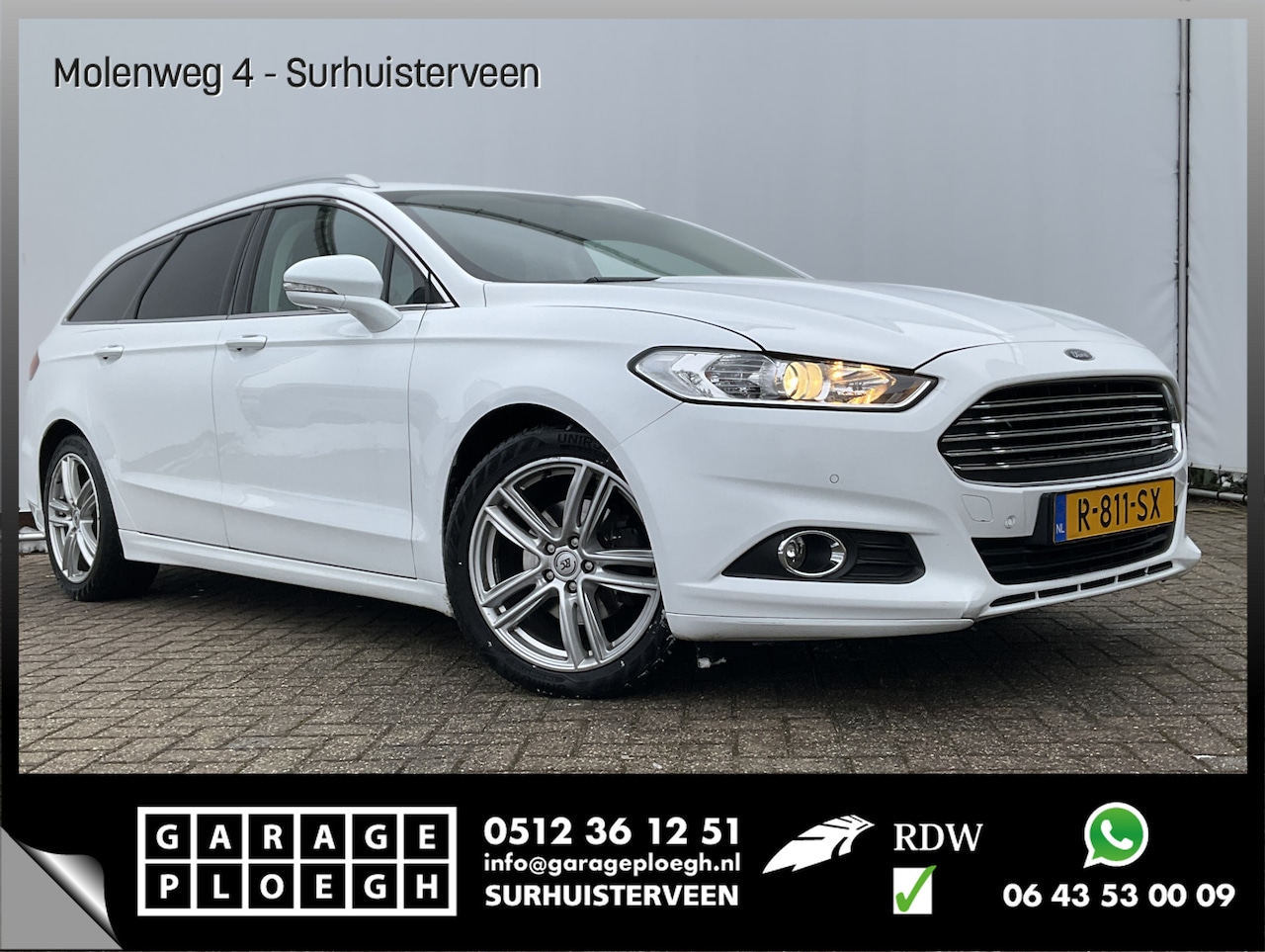 Ford Mondeo Wagon - 1.5 Titanium Navi Stoelverw Trekhaak 17inch Carplay - AutoWereld.nl