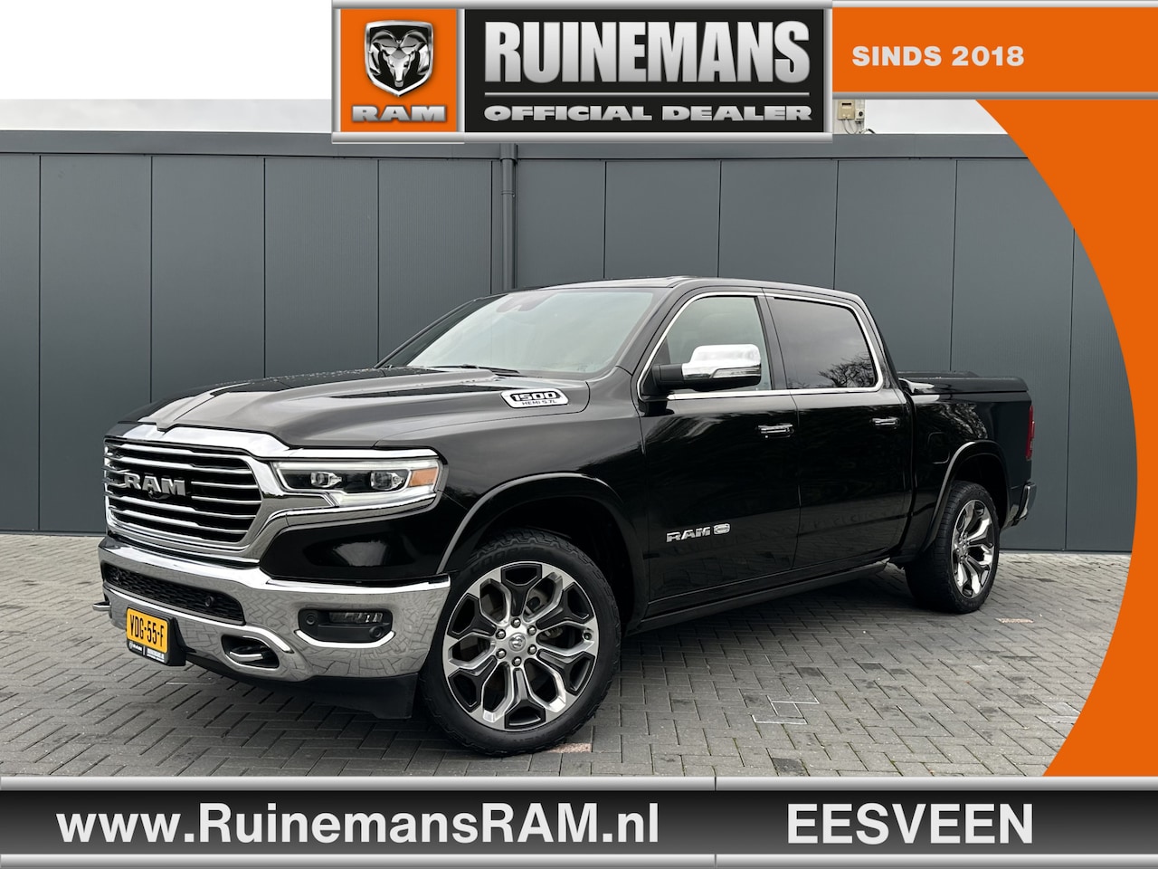 Dodge Ram 1500 - 5.7 V8 HEMI 400 PK / LONGHORN / 1e EIG. / LUCHTVERING / ADAPTIVE CRUISE / PANO / CAMERA / - AutoWereld.nl