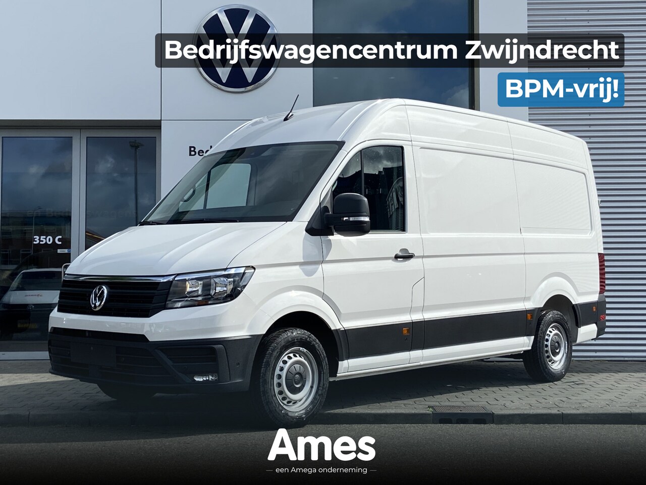 Volkswagen Crafter - 35 2.0 TDI L3H3 Highline 140PK hand | 3-Zits | Camera | App-connect | Cruise control | PDC - AutoWereld.nl