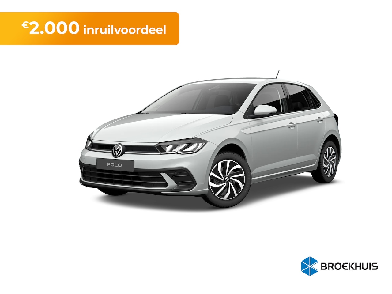 Volkswagen Polo - 1.0 TSI 95 5MT Life Edition Inclusief €2000,- inruilvoordeel + €1000,- korting | | 'App-Co - AutoWereld.nl