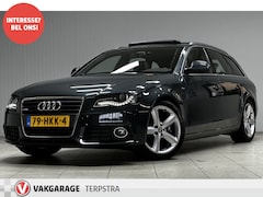 Audi A4 Avant - 2.0 TFSI S-Line/ Trekhaak/ Panorama-Dak/ 18'' LMV/ Navi/ Stoelverw./ Leder-Alcantara/ Zwar