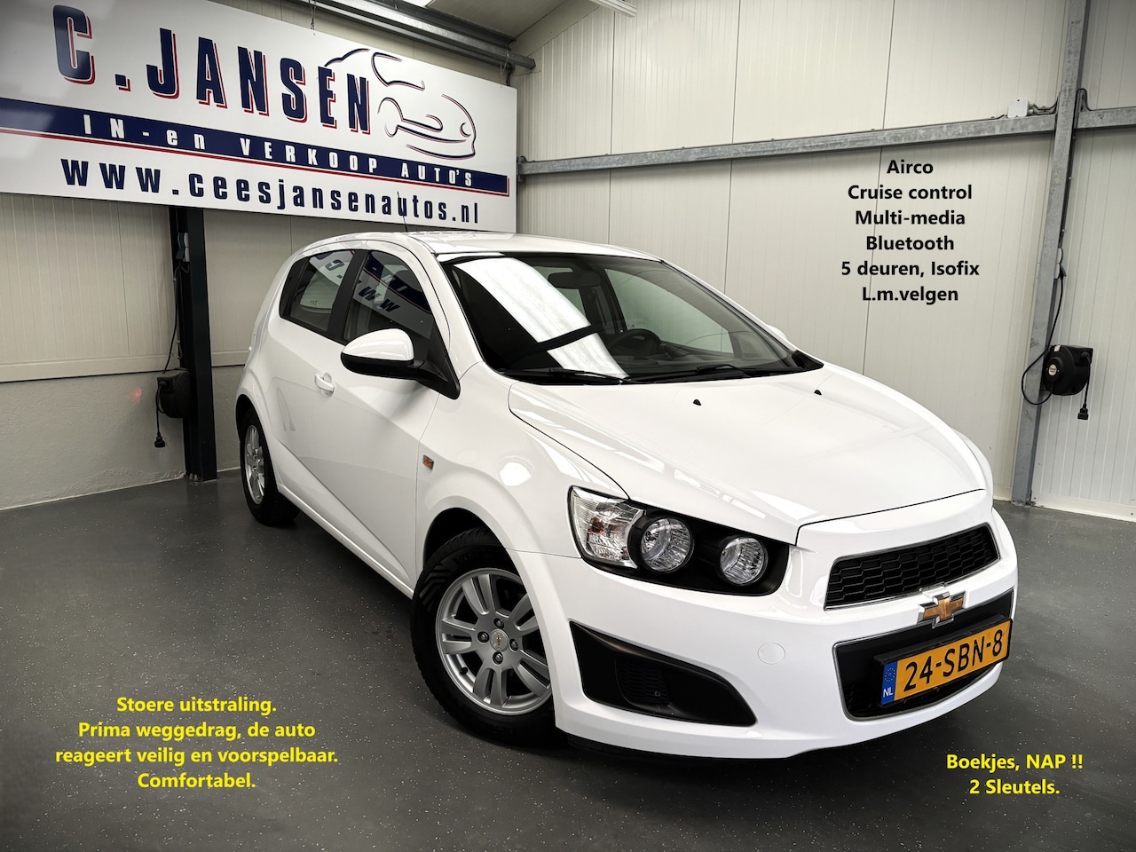 Chevrolet Aveo - 1.2 LT KEURIGE AUTO !! - AutoWereld.nl