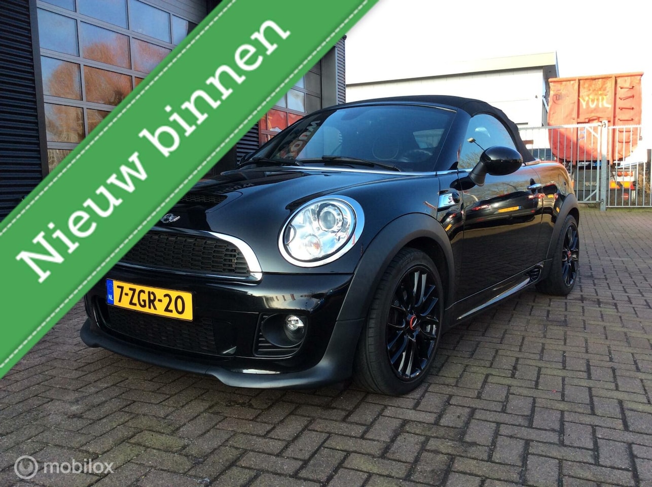 MINI Roadster - 1.6 Cooper S Chili JCW pakket Leder Nav Org ned Nap - AutoWereld.nl