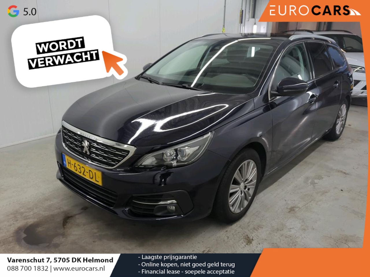 Peugeot 308 SW - 1.2 PureTech Blue Lease Premium Airco|ECC Navi PDC VA + Camera Full LED Panoramadak Trekha - AutoWereld.nl