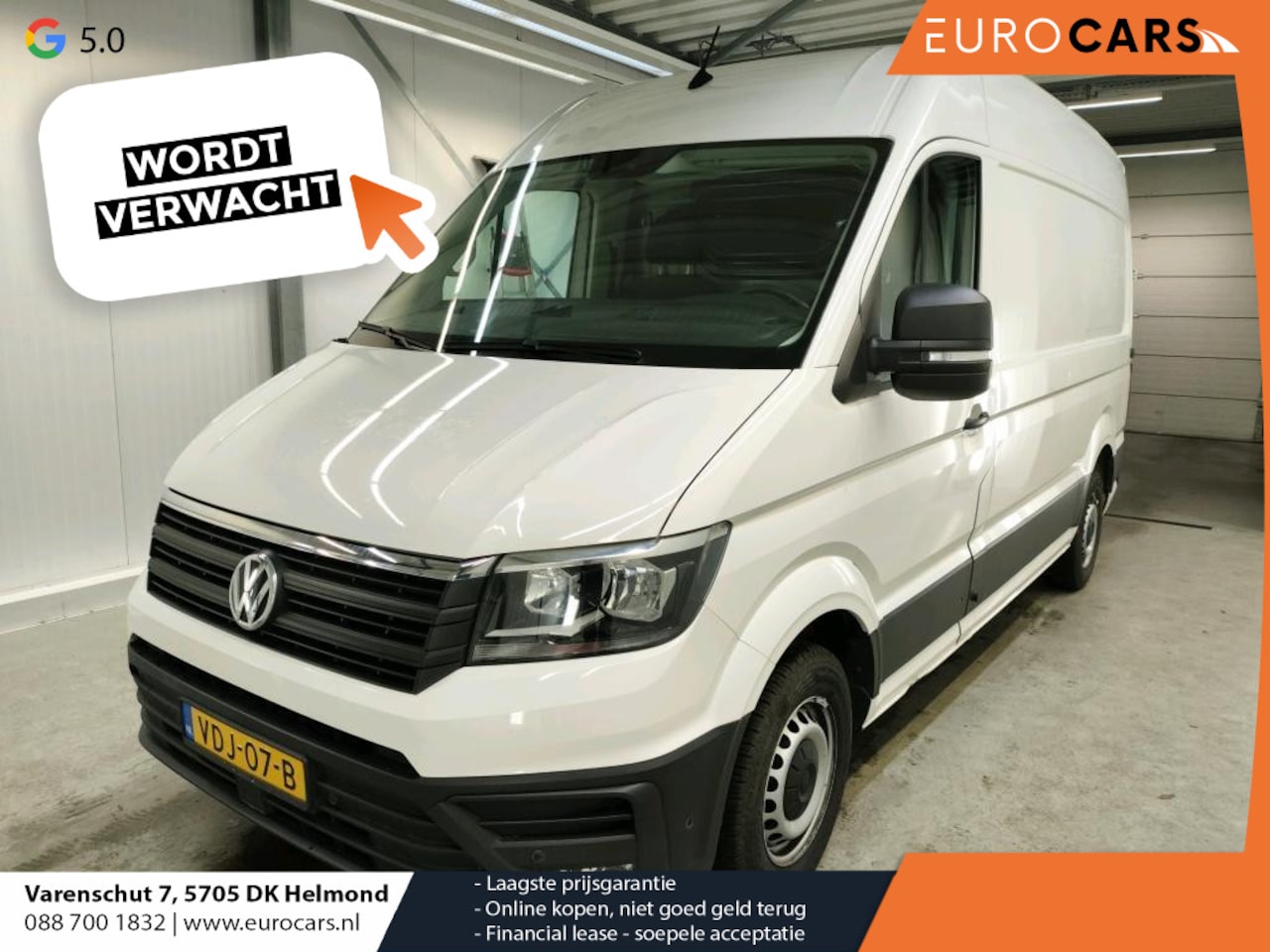 Volkswagen Crafter - 35 2.0 TDI 140PK L3H3 (L2H2) Highline Airco Navi Cruise Control PDC VA+ Camera ERGO-Comfor - AutoWereld.nl