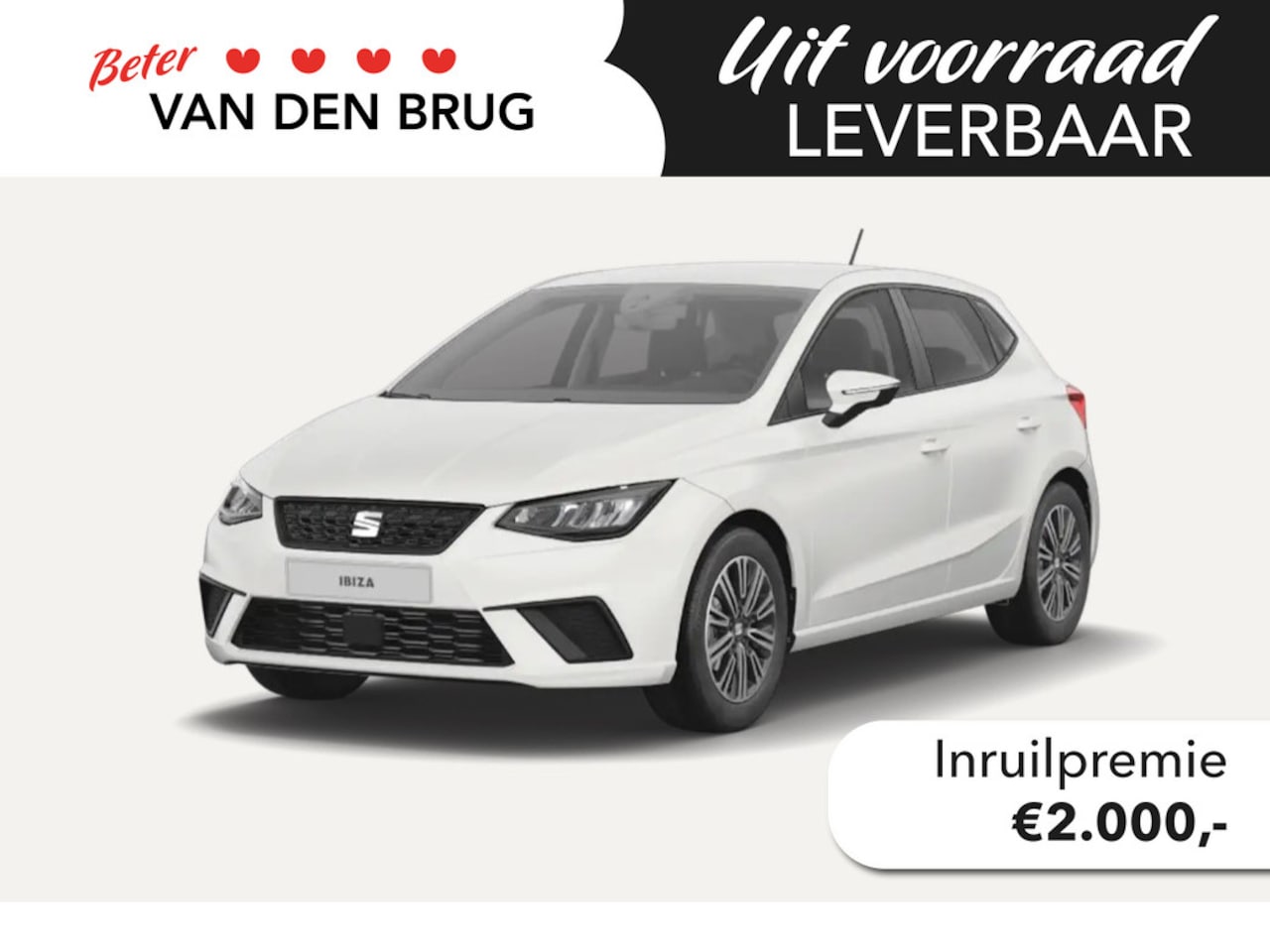 Seat Ibiza - 1.0 TSI Style | 16" Velgen | Cruise Control | Parkeersensoren |  Apple CarPlay / Android A - AutoWereld.nl