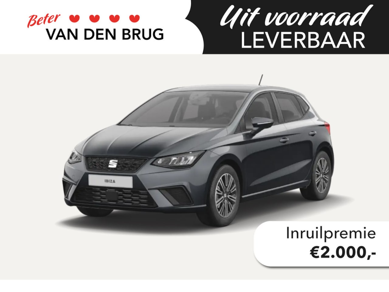 Seat Ibiza - 1.0 TSI Style | 16" Velgen | Cruise Control | Parkeersensoren |  Apple CarPlay / Android A - AutoWereld.nl