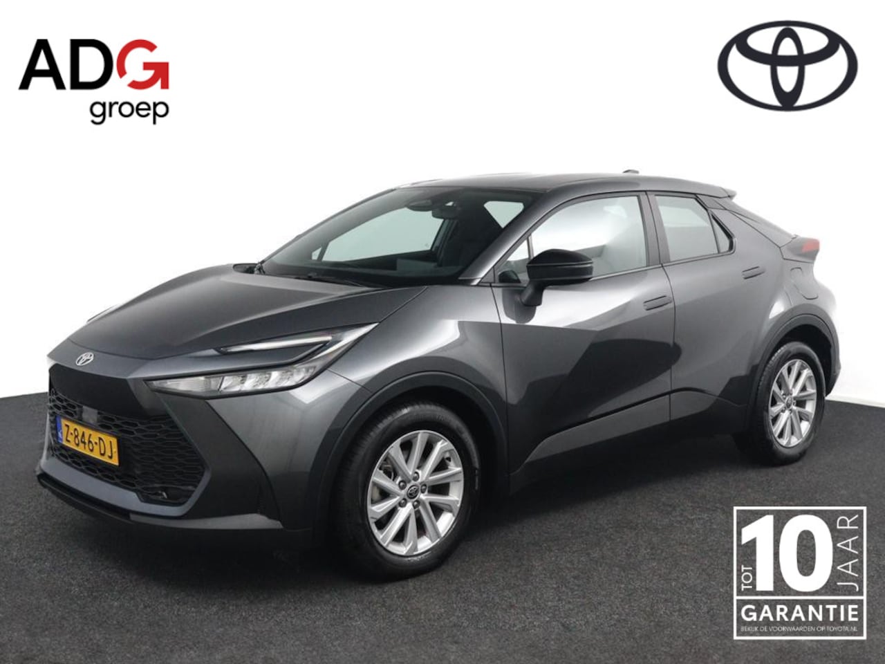 Toyota C-HR - 1.8 Hybrid 140 Active Ash grey metallic - AutoWereld.nl