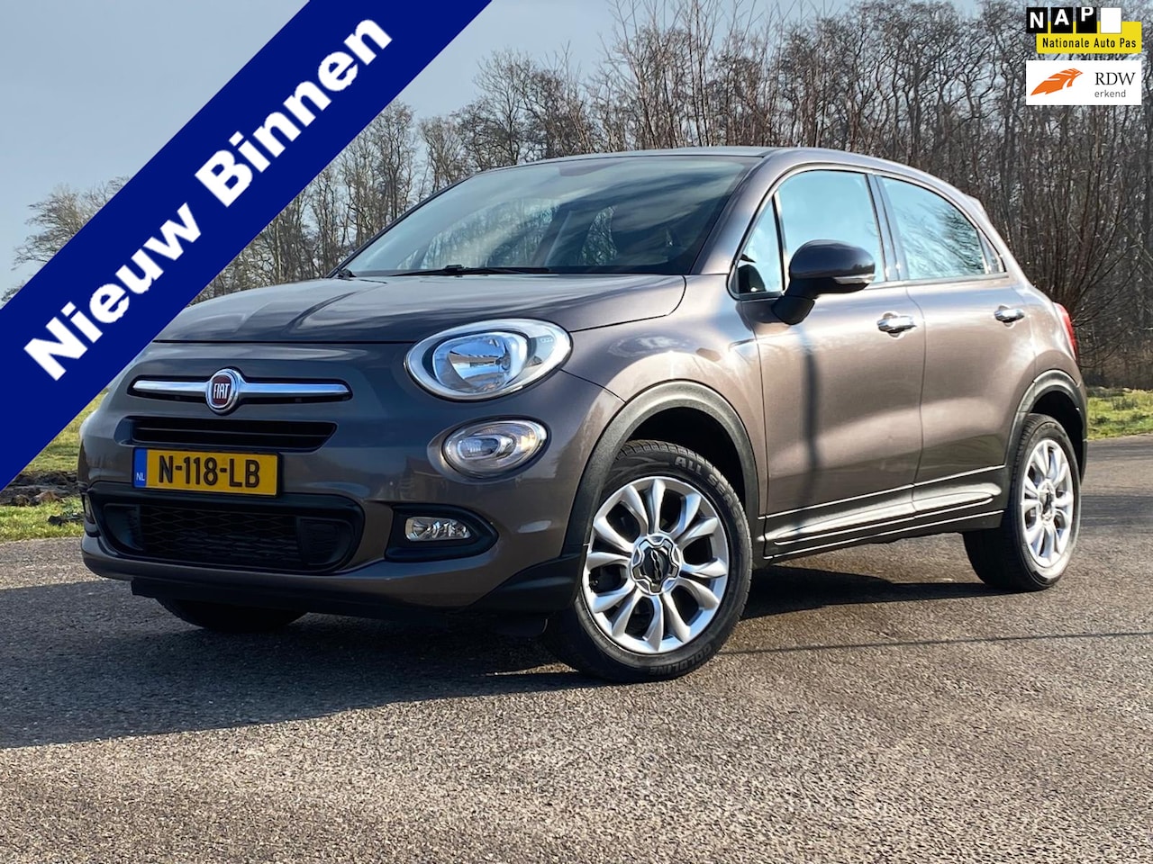 Fiat 500 X - 1.4 Turbo MultiAir Lounge 5DRS Airco Stoel-Verwarming 140PK Goed Onderhouden - AutoWereld.nl