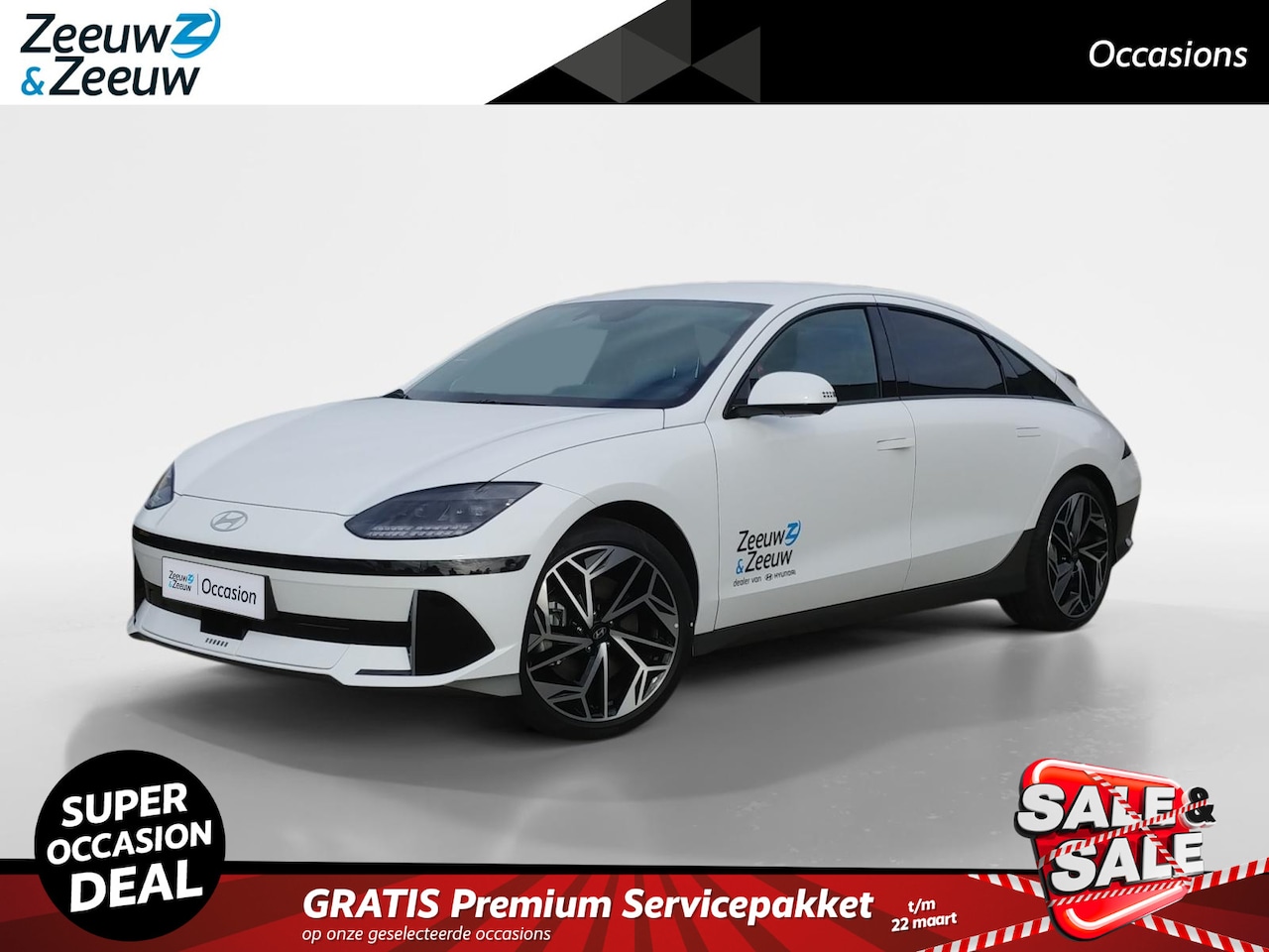 Hyundai IONIQ 6 - Lounge 77 kWh | UNIEK!!! | € 16.000 korting | - AutoWereld.nl