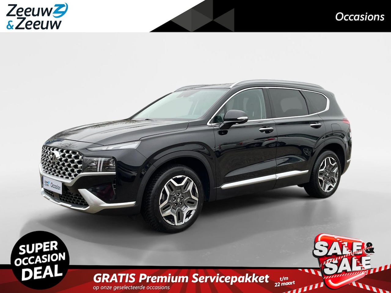 Hyundai Santa Fe - 1.6 T-GDI PHEV Comfort Smart Sky | NIEUW BINNEN! | Schuif- kanteldak | Navi | Leder - AutoWereld.nl