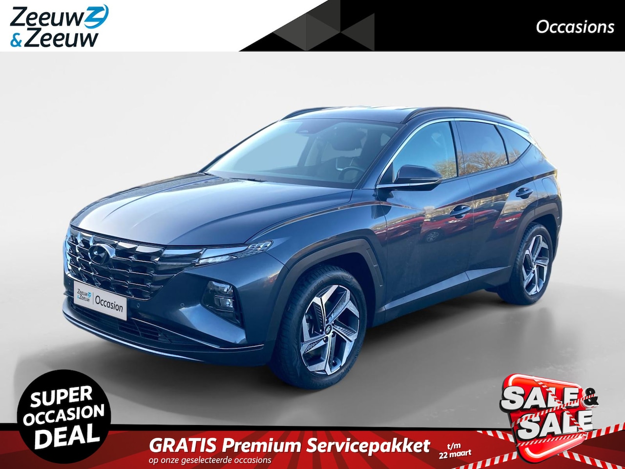 Hyundai Tucson - 1.6 T-GDI PHEV Comfort Smart 4WD | 1350kg trekgewicht! | 265pk! | Leder | Stoelverwarming - AutoWereld.nl