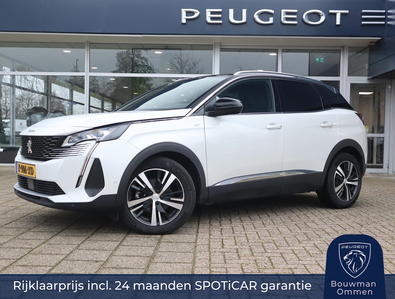 Peugeot 3008 - SUV GT Hybrid 136pk e-DSC6 Automaat, Rijklaarprijs, Navigatie Adaptieve cruise control 360 - AutoWereld.nl